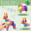 15 Pcs Fiesta Cupcake Topper Mexican Theme Cake Decoration Cactus Piata Taco Party Decorations with Wooden Sand Hammer and Foam Chili Decorations for Mexican Fiesta Party Baby Shower(Cute Style) view 3