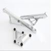 GTBRacing CNC Aluminum LOSI 5ive-T Top Chassis Plate/Front & Rear Chassis Bracket Support Brace Set for 1:5 RC Car LOSI 5T Upgrade Parts (Silver) view 1