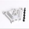 GTBRacing CNC Aluminum LOSI 5ive-T Top Chassis Plate/Front & Rear Chassis Bracket Support Brace Set for 1:5 RC Car LOSI 5T Upgrade Parts (Silver) view 3