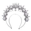 BLESSUME Halo Crown Mary Goddess Headband Women Halloween Costume Headpiece (Silver B) view 1