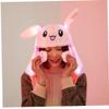 Froiny Rabbit Hat Bunny Hat with Moving Ears Plush Bunny Ears Headband Lights Fancy Dress Cosplay Toy Birthday Present view 3