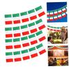 5m Italian Flag Bunting Polyester Italy Bunting Decoration for Sporting Events Street Parties Festivals and Celebrations 14x21cm view 2