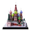 Lllunimon Russia Saint Basil's Cathedral Paper Model Architecture 3D DIY Handmade Education Toys Adult Puzzle Game view 3