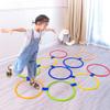 Hopscotch Ring Game Home Kindergarten Sense Integration Training Hopscotch Game Set, Diameter 28cm/38cm (Size : Large) view 2