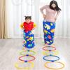 Hopscotch Ring Game Home Kindergarten Sense Integration Training Hopscotch Game Set, Diameter 28cm/38cm (Size : Large) view 3