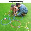 Hopscotch Ring Game Home Kindergarten Sense Integration Training Hopscotch Game Set, Diameter 28cm/38cm (Size : Large) view 4