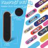 Civaner 10 Pack DIY Kids Finger Skateboard Set with Box and Replacement Accessories, Mini Collectible Fingerboard, Finger Toy Kit, School Gifts for Kids Children Finger Skater view 4