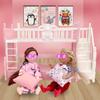 Doll Clothes and Accessories for 5.3 inch Dolls, Clothes Dress Pajamas Random in 6, Mini Supplies, Bunk Bed, Girls Granddaughter Gifts view 2