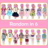 Doll Clothes and Accessories for 5.3 inch Dolls, Clothes Dress Pajamas Random in 6, Mini Supplies, Bunk Bed, Girls Granddaughter Gifts view 4