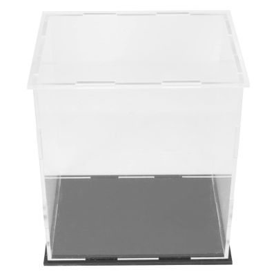 Cabilock Acrylic Display Box for Collectibles Removable Model Storage Case Protective Holder for Figurines and Art Projects