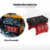RC Brushless Motor Fan, Double Fan Aluminum Heat Sink 40-42mm for 1/8 Scale RC Car Cooling, for RC Enthusiasts and Hobbyists(red) view 4