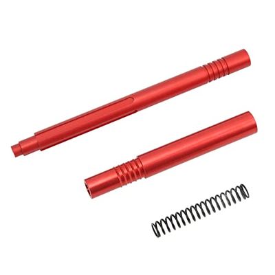 Alomejor Metal Drive Shaft, High-Performance, Universal RC Axle, Durable Construction, Red Metal Center Shaft, 1/10 Scale RC Vehicles, Racing