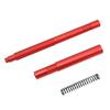 Alomejor Metal Drive Shaft, High-Performance, Universal RC Axle, Durable Construction, Red Metal Center Shaft, 1/10 Scale RC Vehicles, Racing view 1