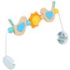 IMPRESA Wooden Toy Bar Compatible with BabyBjorn Bouncer - Medium, Bird Hand-Eye Play & Baby Mobile Attachment - Splinter-Free Wood & Toy Bar Wood view 1