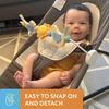 IMPRESA Wooden Toy Bar Compatible with BabyBjorn Bouncer - Medium, Bird Hand-Eye Play & Baby Mobile Attachment - Splinter-Free Wood & Toy Bar Wood view 4