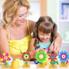 24 Packs Mother's Day Spring Time Flower Craft Kits for Kids Spring Sunflower Floral DIY Art Spring Craft Set Home Preschool Classroom Game Activities Spring Party Decors view 4