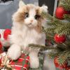Chongker Weighted Stuffed Animals, Handmade Realistic Cat Plush Toy 3LBS, Lifelike Real Cat Size Companion Pet view 1