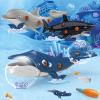 KAEGREEL Take Apart Shark Toys for Kids, Construction Take Apart Ocean Fish Toy with Electric Drill Screwdrivers, STEM Learning Building Toys for Boys Girls Birthday Gift Aged 3 4 5 6 7 8 Year Old view 2