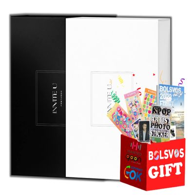 Pentagon - INVITE U [Full Set Ver.] (12th Mini Album) 2 Albums+Pre Order Limited Benefits+BolsVos K-POP eBook (21p),3EA BolsVos Stickers for Toploader, Photocards