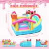 Doctor Dolphin Inflatable Bounce House with Air Blower, Bouncy Castle for Toddlers, Kids Jumping and Slide Castle for Indoor & Outdoor view 2