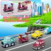 Cartoon Vehicle Toy for Toddler Girl, 9-in-1 Pink Carrier Truck for Baby Girls, Friction Power Transport Car with Light and Sound, Toys for 3 Years Old Little Girl Kid Child Infant Gift Birthday view 2