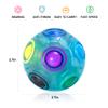 Vdealen Magic Rainbow Puzzle Ball, Fidget Ball Puzzle Brain Teaser Fidget Toy- Birthday Party Easter Valentines Christmas Stocking Stuffers for Kids Teen & Adults-5 Pack view 2