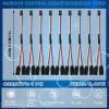 Eccliy 9 Pieces Y Connector 3 Pin Plug Splitters Servo Extension Male to Female Servo Extension Cord Wire Cable Compatible with Jst Rc Jr Futaba Rc Car or Airplanes(Male to 2 Female Y Harness) view 2