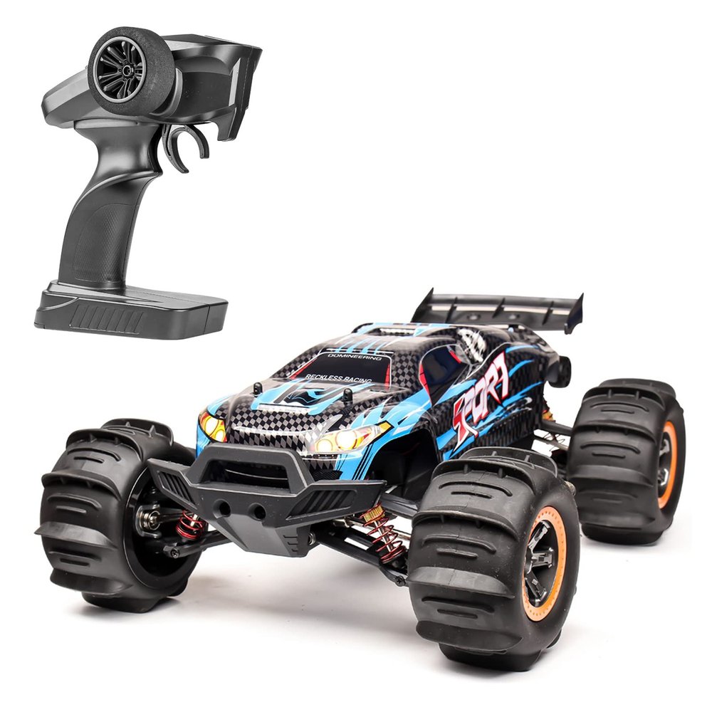 GoolRC F-10 Brushless RC Cars, 1:12 Scale Remote Control Car, 4WD 60KM/H High Speed RC Racing Car, 2.4GHz All Terrain Off Road RC Truck RTR for and Adults