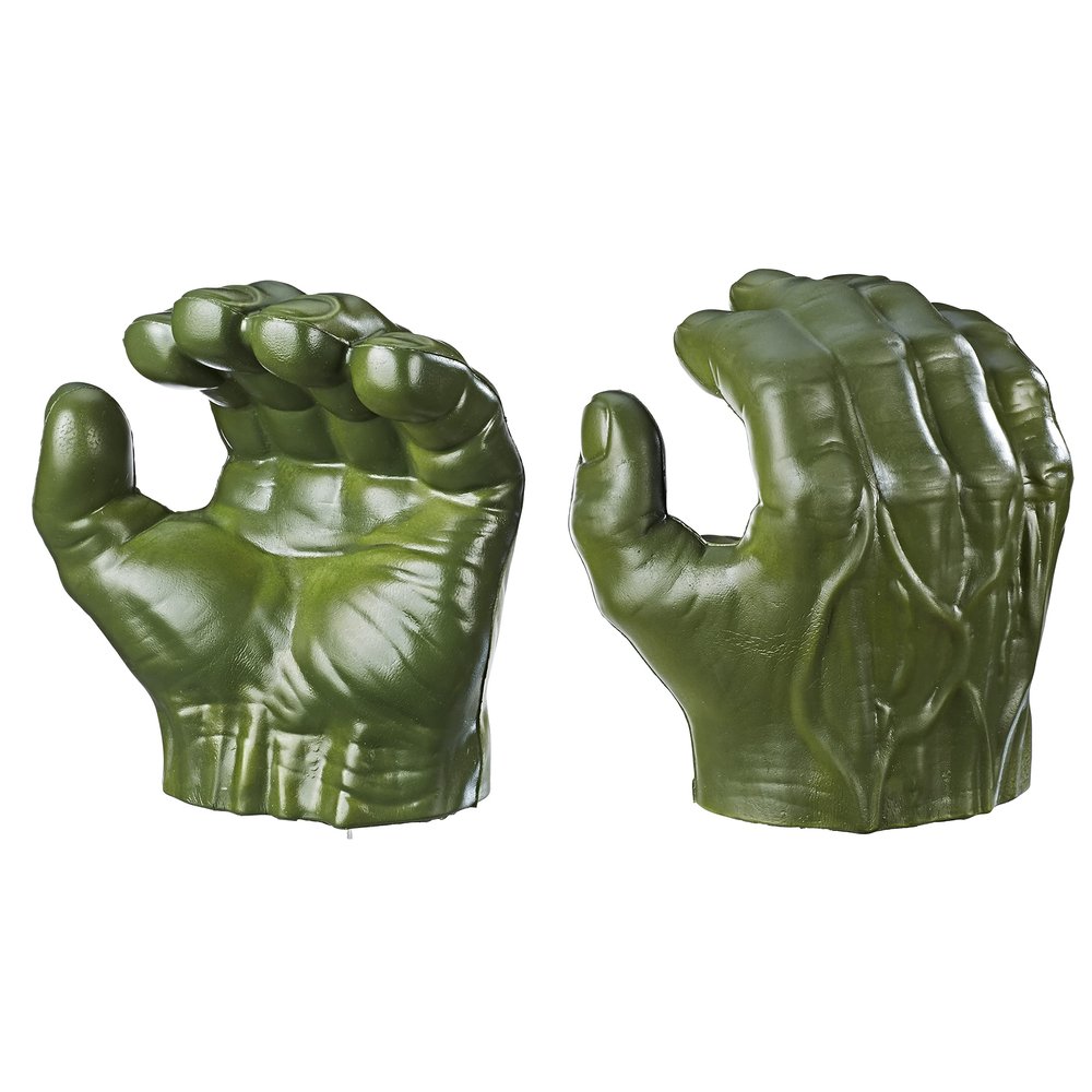 Marvel Avengers Hulk Gamma Grip Fists Roleplay Toy, Includes 2 Hulk Gamma Grip Fists, Toys for Kids Ages 4 and Up
