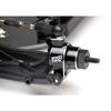 EXOTEK RACING LLC 22S Rear Hd Hub Set 1Pr 7075 Black W/Silver ETK2029 Electric Car/Truck Option Parts view 2