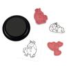Janod - Stampinoo Unicorn Set - 15 Foam Stamps and 1 Ink Pad Suitable for Small Hands - Childrens Arts & Crafts - Fine Motor Skills and Creativity - 3 Years + - J07722 view 4