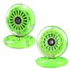 Gladeer 90mm Wiggle Car Polyurethane Replacement Wheels Set Upgrades for PlasmaCar Ride-on Toys Wiggle Car Replacement Wheels, 4-Pack (Green) view 1