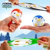 YoYa Toys Penguin Squisheez Squishy Stress Relief Balls (Set of 4) | Stretchy Fidget Animal Shaped Toys for Boys, Girls & Adults | Stretch Penguin Squeeze Toy | Great for ADHD, Autism, Anxiety view 2