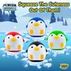 YoYa Toys Penguin Squisheez Squishy Stress Relief Balls (Set of 4) | Stretchy Fidget Animal Shaped Toys for Boys, Girls & Adults | Stretch Penguin Squeeze Toy | Great for ADHD, Autism, Anxiety view 4