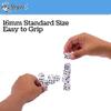 Regal Games Dice Set 6 Sided - Playing White 16mm - Square Dice for Classroom or Family Game Night - 1000 Dice view 4