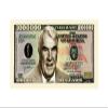 American Art Classics John Madden Limited Edition Novelty Dollar Bill in Currency Holder - Full Color Front & Back Printing. Great Gift Or Keepsake for Lovers of This Legendary Football Sports Hero view 2
