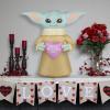 National Tree Company Inflatable Valentine's Baby Yoda, Valentine's Day Collection, 20 Inches view 2
