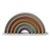 mushie Rainbow Stacker Toy 5pcs | Made in Denmark (Tropical) 1 Year+ view 1