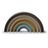 mushie Rainbow Stacker Toy | Made in Denmark (Hillside) view 1