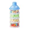 Accmor Formula Dispenser On The Go, 4 Compartments Stackable Formula Container for Travel, Baby Milk Powder Kids Snack Container, BPA Free  view 4