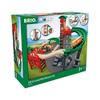 BRIO World 33887 32 Piece Lift & Load Warehouse Set and 33402 Expansion Pack Intermediate Wooden Train Sets for Kids view 1