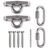 Dakzhou 2 Heavy Duty Swing Hangers Anti-Rust 304 Stainless Steel,2000LB Swivel Swing Set Brackets,for Playground,Porch, Yoga, Swing Seat,Hammock view 1