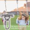 Dakzhou 2 Heavy Duty Swing Hangers Anti-Rust 304 Stainless Steel,2000LB Swivel Swing Set Brackets,for Playground,Porch, Yoga, Swing Seat,Hammock view 3
