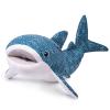 ZHONGXIN MADE Simulation Great Whale Shark Plush Toy - Realistic 20.5" Long Lifelike Blue Texture Whale Shark Stuffed Toys, Super Soft Ocean Sea Creatures Sharks Plush Toy Gift Collection for Kids view 3