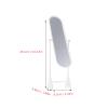 ARTIBETTER Miniature Dressing Mirror Rotatory Dollhouse Accessory Small House Decor 10.43X3.34X1.88In Doll Bedroom Furniture Mini Mirror view 2