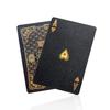 BIERDORF Waterproof Playing Cards Plastic Playing Cards Deck of Cards Gift Poker (Gold Skull) view 1