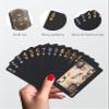 BIERDORF Waterproof Playing Cards Plastic Playing Cards Deck of Cards Gift Poker (Gold Skull) view 2
