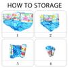 48"x9.84" Swimming Pool for Pets, Portable Pools for Outdoor and Backyard (Blue) view 3