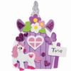 Baker Ross Fairy Door Kits-Pack of 4, Unicorn Crafts for Girls (FC421), Assorted view 2