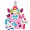 Baker Ross Fairy Door Kits-Pack of 4, Unicorn Crafts for Girls (FC421), Assorted view 3
